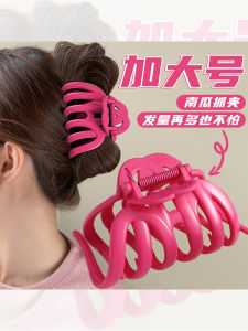 Large Pumpkin Grip Summer Hair Volume More than Barrettes Female Back Head 2024 New Arrival Updo Shark Clip Clip Hairware