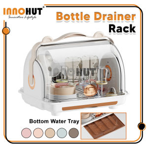 Innohut Multipurpose Cup Drainer Milk Bottle Rack Rak Cawan Bottle Storage Holder Cup Kitchen Shelf 奶瓶储存架