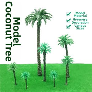 JIMUWU | DIY Building Sand Table Materials Landscape Model Greenery Accessories Beach Tree Coconut Tree Models