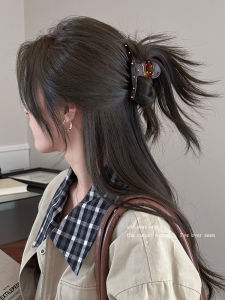 Kẹp Tóc Acetate Nhiều Màu Sắc Cỡ Lớn Cho Phụ Nữ Kẹp Tóc Cá Mập Thời Trang Kẹp Tóc Đa Năng Kẹp Tóc Nửa Đầu Phụ Kiện Tóc