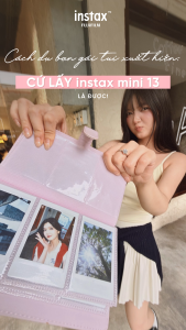 Combo instax Mini 13 - Máy Ảnh Chụp Lấy Liền Fujifilm instax Mini 13 - Bảo Hành 1 Năm