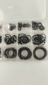225PCS Circlip Set External Retaining C-type Cir clip Lock Snap Retaining Ring Assortment Washer