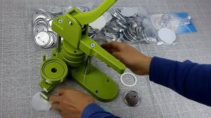 SOFTHOME 58/44/32MM Button Maker Machine Set Full Kit Pin Machine Portable DIY Handmade Badge Punch