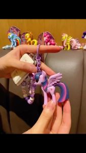 Funism | Cartoon Character Pony 4th Generation Cute Bead Chain Keychain Backpack Wallet Headphones Car Decoration Acg Pendant Party Gift