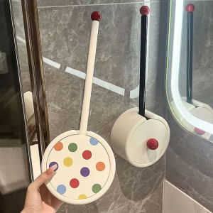 Wall-mounted Toilet Cleaning Brush for Stains Removal