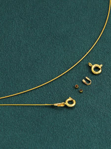 Handmade DIY Pearl Beading Thread Small Hole 14K Gold Plated Bracelet Necklace Material Kit Jewelry Accessories for Fashion