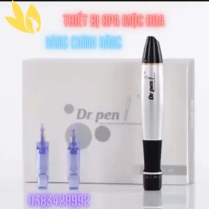 Máy Lăn Kim Máy Phi Kim Dr Pen Xanh A1W Tích Điện- Dr Pen Xám A1C Không Tích Điện Cấy Tảo Cấy Phấn Cấy Trắng Da