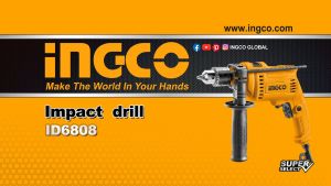 Mesin Bor 13mm Impact Drill ID6800CG INGCO Tangan Beton Tembok Listrik