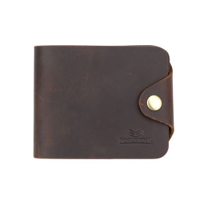 Royal Bagger ví cho nam ngắn da bò thật dung tích lớn đồ đựng thẻ ngựa điên cổ điển da ví nam 1451