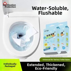 NAIFUNA | Soluble & Thickened Toilet Seat Cover Paper
