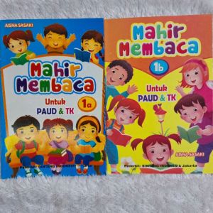 Buku Mahir Membaca 1a & 1b Untuk Paud & Tk [Panjang Polos]