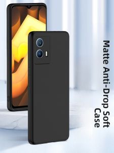 Henyou | Anti-Fingerprint Anti-Sweat Frosted Silicone Case For Iqoou5 U5E Vivo Iqoo U5X Men Women Full Lens Protection Shockproof Creative