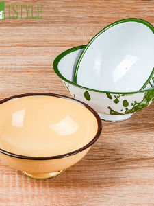 Thickened Retro Porcelain Bowl