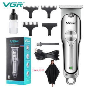 VGR USB barber hair trimmer rechargeable professional hair clipper for men beard trimer hair cutting machine haircut tool