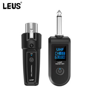 Hệ Thống Micro Không Dây LEUS T2 UHF Bộ Phát Và Thu XLR Cho Micro Động Hệ Thống KTV Cầm Tay 0V/48V