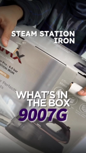 [TempGuard ZeroBurn Technology] MMX SteamXpert 9007G: 2400W 6-Bar 300g Turbo Burst Anti-Burn Steam Iron