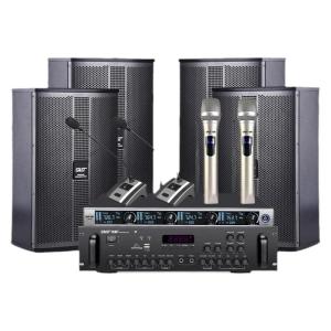 Modern Professional Sound System Set for Dance Studio Classroom Training Multi-Function Hall Wall-Mounted Speaker in Meeting Room