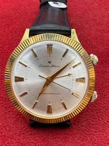 Citizen Alarm 21 Jewels PHYNOX ระบบไขลาน ตัวเรือนทองชุบ ปลุกข้อมือ นาฬิกาผู้ชาย มือสองของแท้