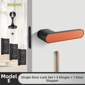 BAIJIAN | Simplicity Modern Magnetic Silence Wooden Door Lock