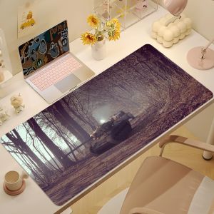 Game W-World of Tanks Mouse Pad Non-slip Thickened MousePad Student Gaming Cushion Large Writing Lockedge Office