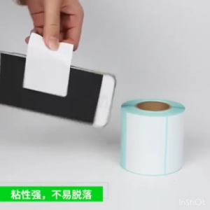 [1000pcs] DIRECT THERMAL PAPER LABEL STICKER ROLL 100mmx30mm Barcode Label Thermal Paper Size 100x30 AWB Shipping Consignment Note Waterproof Oilproof Anti Scratch Strong Adhesive Barcode Labels Paper Roll Stickers 三防热敏标签纸