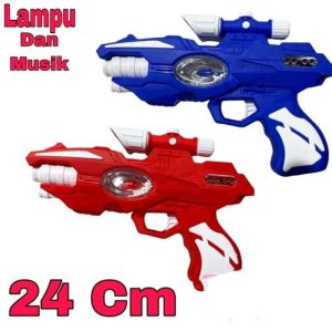 OBRAL TOYS.... MAINAN ANAK-ANAK PISTOL LASER & BERSUARA (BATRE)