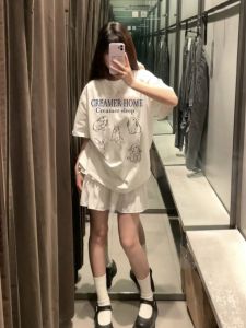 Váy Ngắn Chữ a Cạp Cao Mùa Hè Cho Nữ Phong Cách Hàn Quốc Dễ Thương Váy Ngắn Nửa Thân Váy Ngắn Chống Ánh Sáng Váy Ngắn Phong Cách Sinh Viên