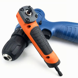 Right Angle Screwdriver Multifunctional Electric Corner ScrewdriverHigh Torque 90 ° ScrewdriverManual ToolBlue and Orange