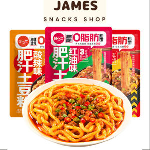 田小花0脂肥汁土豆粉【酸辣/红油/麻酱】  TIANXIAOHUA ZERO FAT POTATO NOODLE【SOUR SPICY/RED OIL/SESAME SAUCE】