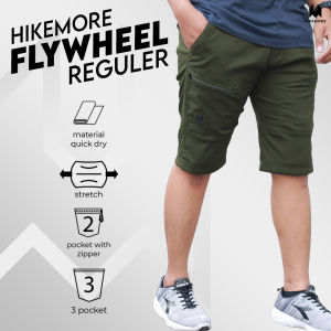 Celana Pendek Gunung Quickdry Outdoor Hikemore Flywheel Reguler