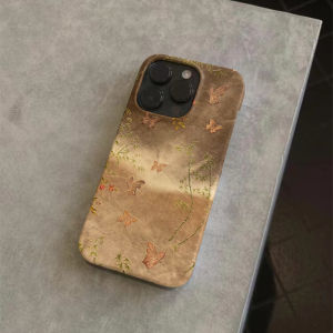 New Chinese Style Bamboo Rhythm Butterfly Creative Phone Case for  7/8/X/XR/11/12/13pro/14/15promax Mens Womens High End Feelings