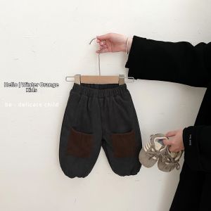 Warm Thickened Jacket and Fleece Pants for Boys