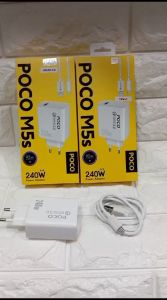 Charger for Poco M5s 240W Fast Charger Power Adapter Support Fast Charging