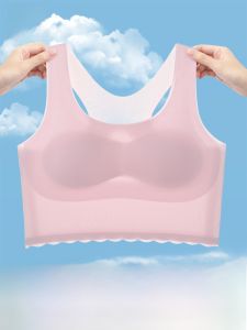 MiiOW | Catwoman Teenage Sports Bra Wireless Seamless Breathable Shockproof Vest Style Underwear For Adolescent Girls 14-16 Years Old