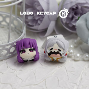 Bandai | Cartoon Frieren: Beyond JourneyS End Mechanical Keyboard Decoration Keycaps Esc Resin Material Customized Fun Peripheral Gifts