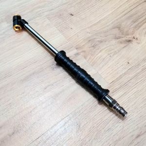 Dụng Cụ Bơm Hơi 2 Đầu Cán Dài 265mm Đuôi Gài Đường Kính Ngoài 10mm Nối Nhanh Bánh Xe Ô Tô/ Xe Máy Tiện Dụng