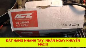 Máy mài khuôn - Máy khoan mài thẳng ACZ 66606 - Chuyên dụng cho thợ DIY - HÀNG CHÍNH HÃNG - BẢO HÀNH TOÀN QUỐC