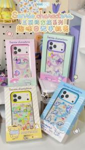 Sanrio Kuromi Magnetic Phone Case Anti-Yellowing TPU for iPhone 17 18 Pro Max Cover MYS4