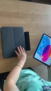 AJIUYU | AJIUYU Case with Pencil Holder for iPad A16 11th 10th Generation 2025 10.9 11 inch Multi-folding Stand Cover Funda A3354 A3355