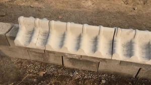 Concrete Cement Mold   Wall Cap Plastic Mold   Su-Style Emblem Building Wall Tile Mold