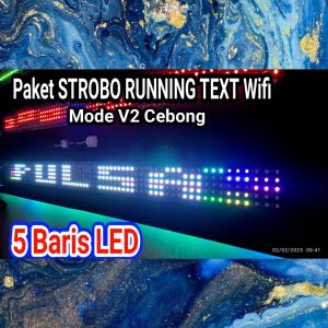 RUNNING TEXT 5 Baris Cebong V2 (12V & 24V)