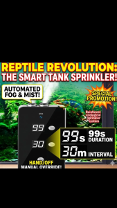 [SG Stock] Automatic Reptile Misting System with LCD Timer | Smart Humidifier Sprinkler for Terrarium Chameleon Gecko | Complete DIY Watering Kit