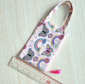 Handmade Top Handle Zipper Pouch