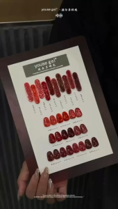 YOUSE- Hot selling New Red Series of Broken Diamond 10 color Set - UV Gel Nail Polish-15ml soak off gel nail polish