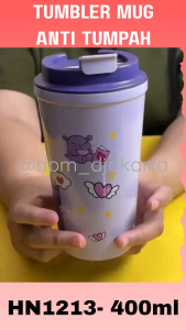 Tumbler Mug Anti Tumpah Sanrio SUS 304 Tahan Panas dan dingin HN-1213