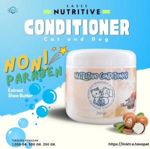 Hexapet Easee Nutritive Conditioner - Kondisioner Hewan Anjing Kucing 250 gr Mengembangkang Bulu Kucing dan Wangi Tahan Lama