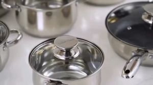 KAISA VILLA Non Stick Frying Pan kitchen cookware set 4 pcs Kawali wok pot Die-Cast Suitable stoves