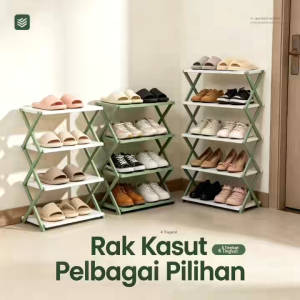 LONTAI Double-Row DIY Multi-layer Shoes Rack Shoes Storage Dustproof Space Saving Large Capacity Sho