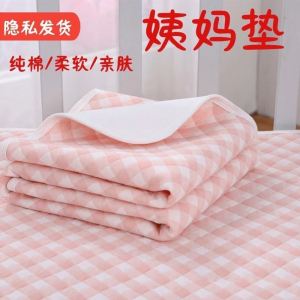 Washable Waterproof Menstrual Pad Student Small Mat Bedroom Activity Protection against Leakage for Periods Comfortable Pads