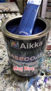 [ Magnesium Blue Pearl Sport Rim AK19414 ] Touch Up Paint 2K CW Aikka DIY 370ml Biru Car Kereta